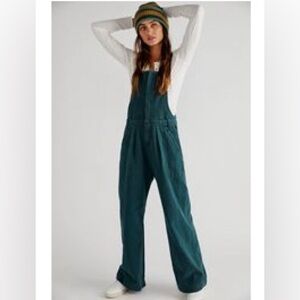 Free People Think About Me Tailored Overalls   Sz S